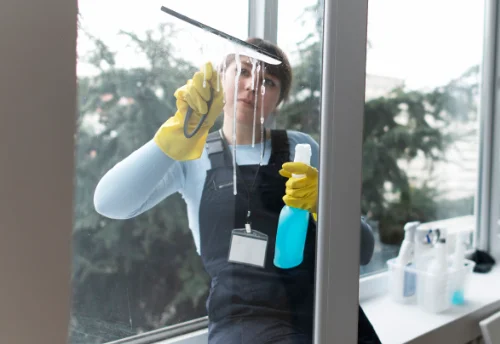 Nettoyage de vitres intérieures et extérieures à Saint-Magne